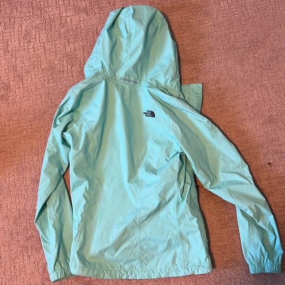 North Face Rain Jacket XS Aqua - Picture 5 of 6